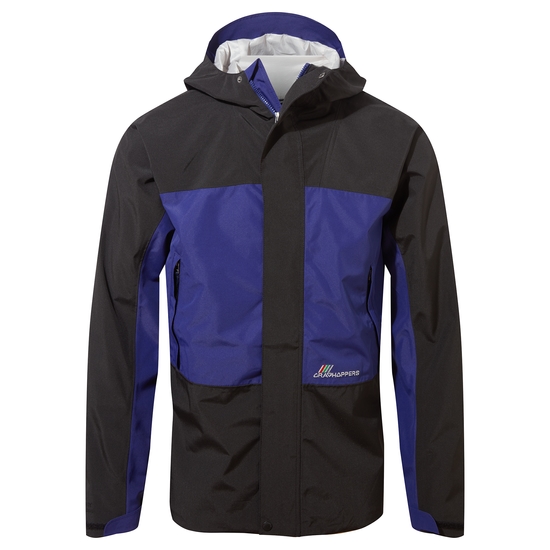 Dustin Waterproof Jacket | Purple Sky / Black