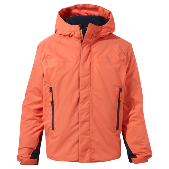 Kid's Harue Insulated Jacket | Fusion Coral / Blue Navy