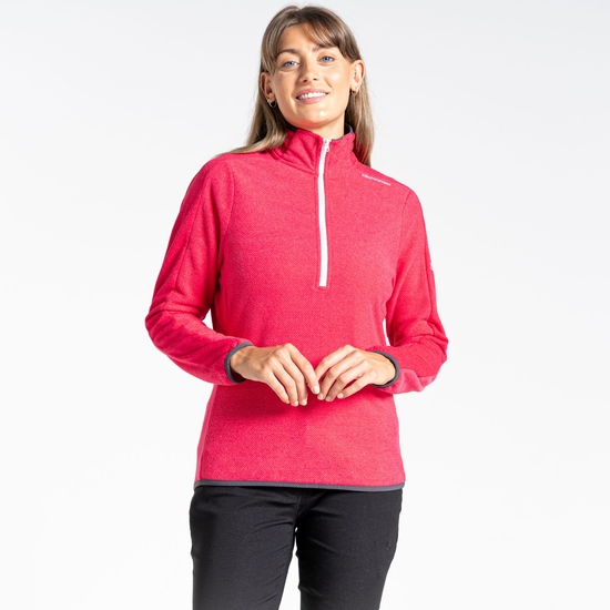 Women's Minerva Half Zip Fleece | Orchid Flower