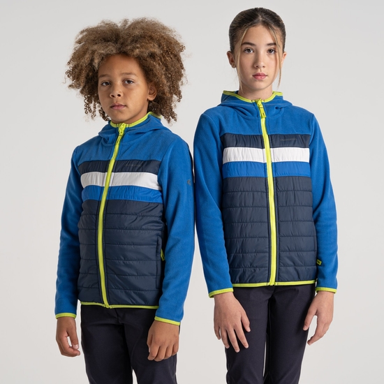 Kid's Brady Hybrid Jacket | Bolt Blue / Blue Navy