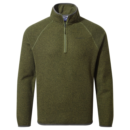 Men's Durrus Half Zip Fleece | Loden Green