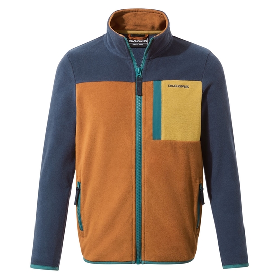 Kid's Tama Jacket | Blue Navy / Potters Clay