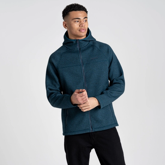 Men's Brayden Hooded Fleece Jacket | Dark Aegean Blue