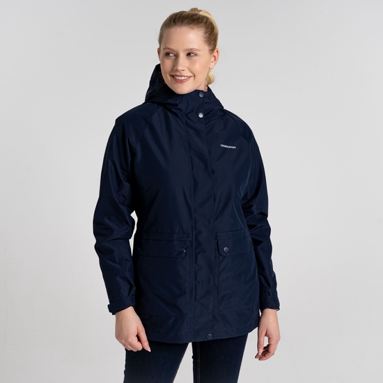 Women's Denise 3 In 1 Jacket | Blue Navy / Heather