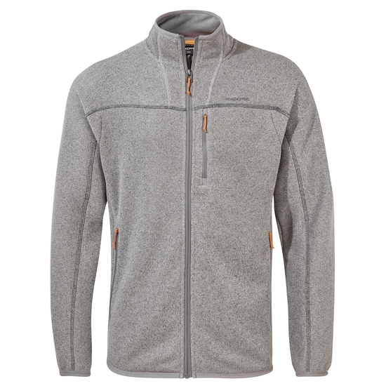 Men's Torney Fleece Jacket | Soft Grey Marl