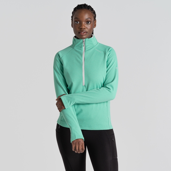 Women's Dynamic Pro Half Zip Fleece | Ocean Green