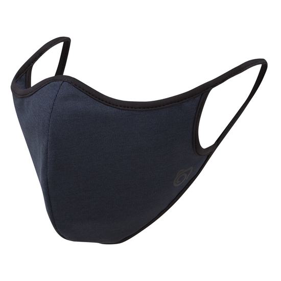 HeiQ Viroblock Face Covering | Blue Navy Marl