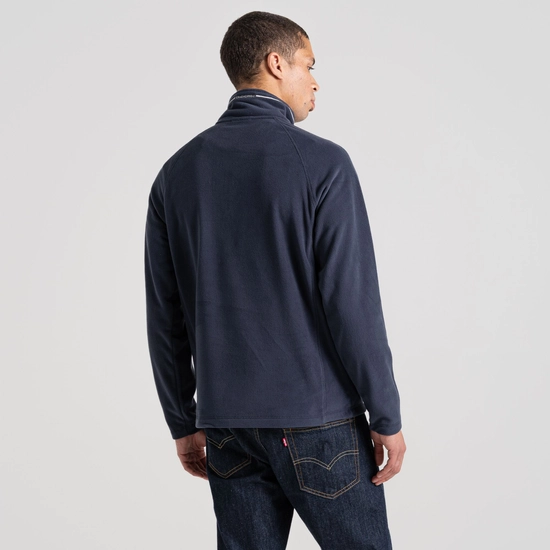 Men's Corey Half Zip Fleece | Dark Navy / Blue Navy Marl