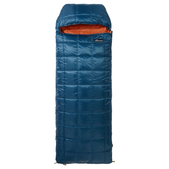 NosiLife Eco 250 Sleeping Bag | Poseidon Blue / Potters Clay