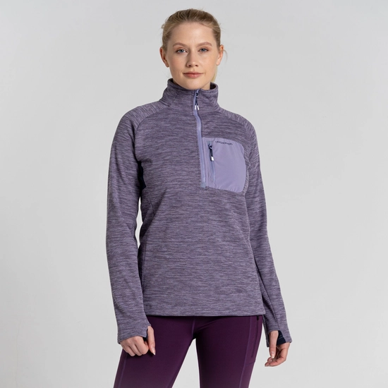 Women's Trina Half Zip Fleece | Purple Haze