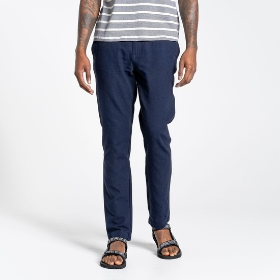 Men's Nosibotanical Buck Trousers | Blue Navy