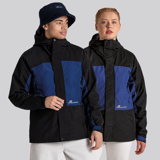 Dustin Waterproof Jacket | Purple Sky / Black