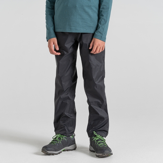Kid's Unisex Triton Waterproof OverTrousers | Black