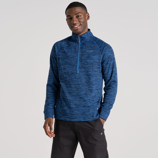 Men's Stromer Half Fleece | Bolt Blue