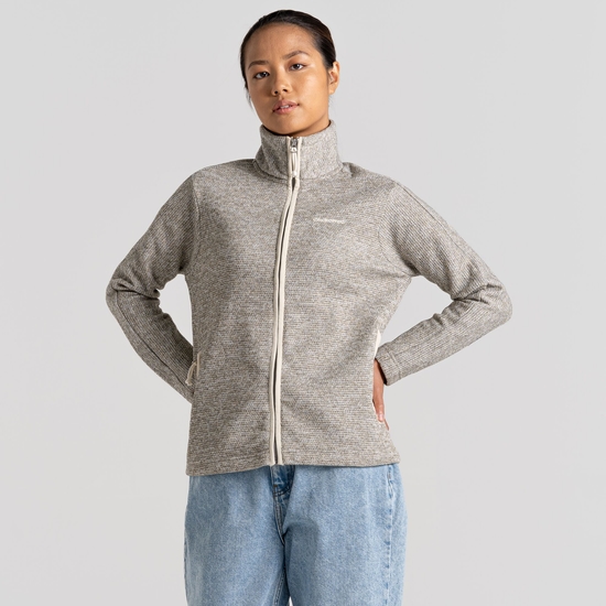 Women's Mabel Full Zip Fleece | Stone