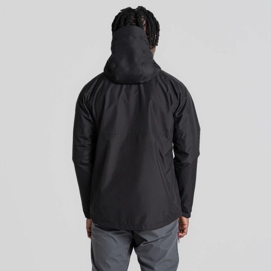 Men's Waterproof Atlas Jacket | Black / Apple