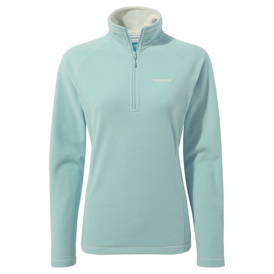 Women's Miska Half Zip Fleece | Poolside Green