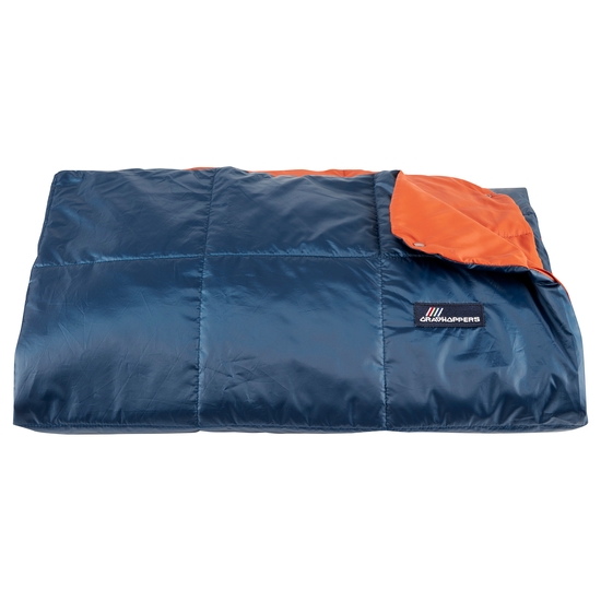 Compresslite Eco Insulated Throw | Poseidon Blue / Potters Clay
