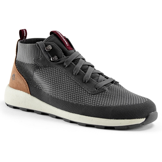 Men's Eco-Lite Mid Shoes | Grey/Brown Tan