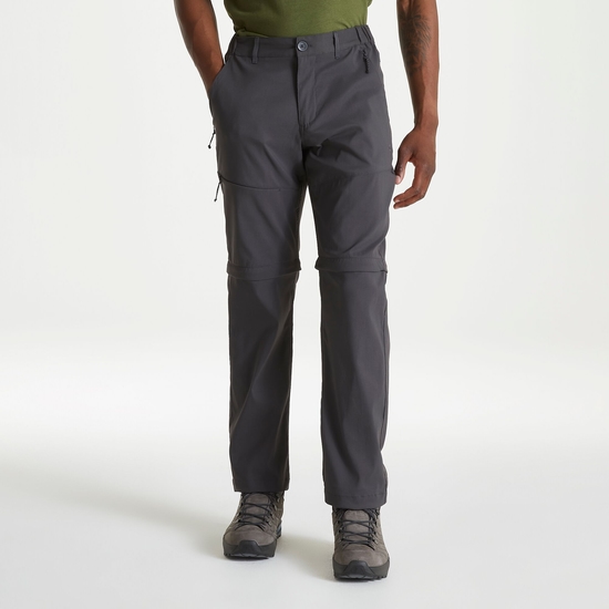 Men's Kiwi Pro II Convertible Trousers | Dark Lead