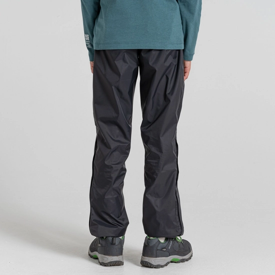 Kid's Unisex Triton Waterproof OverTrousers | Black