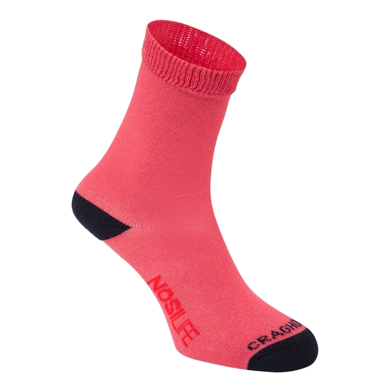 Kid's NosiLife Kids Travel Sock Twin Pack | Soft Navy / Watermelon
