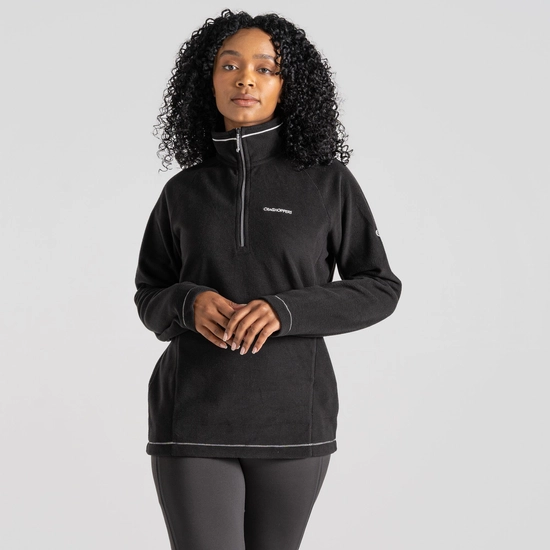 Women's Miska Half Zip Fleece | Black