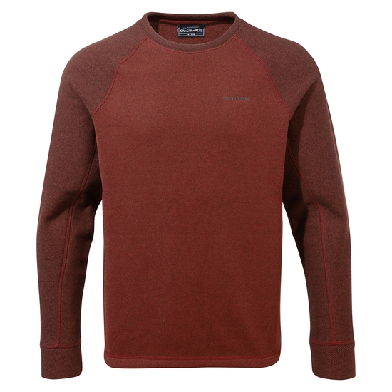 Men's Barker Jumper | Mahogany Marl