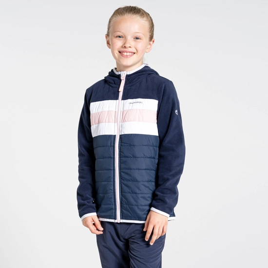 Kid's Brady Hybrid Jacket | Blue Navy