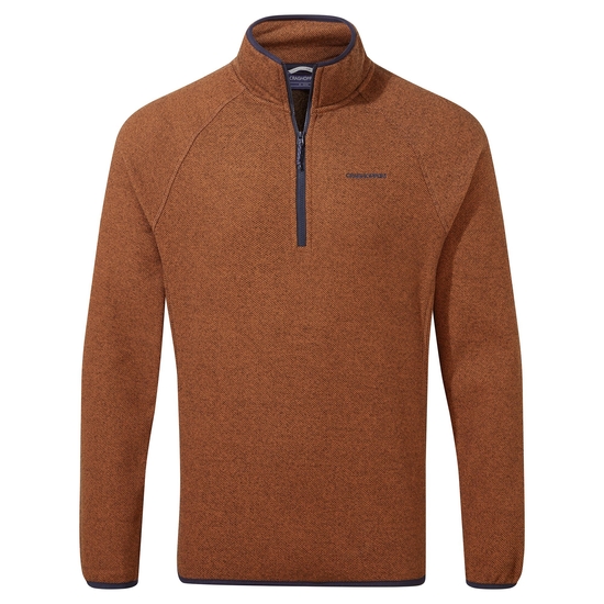 Men's Durrus Half Zip Fleece | Potters Clay