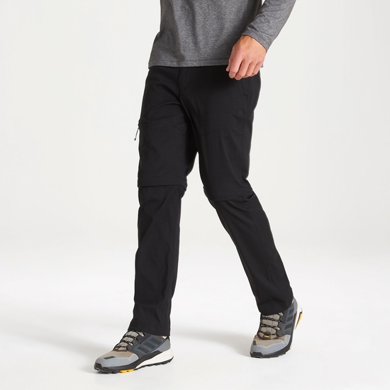 Men's Kiwi Pro II Convertible Trousers | Black