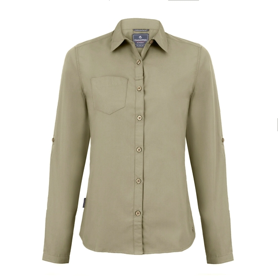 Women's Expert Kiwi Long Sleeved Shirt | Pebble