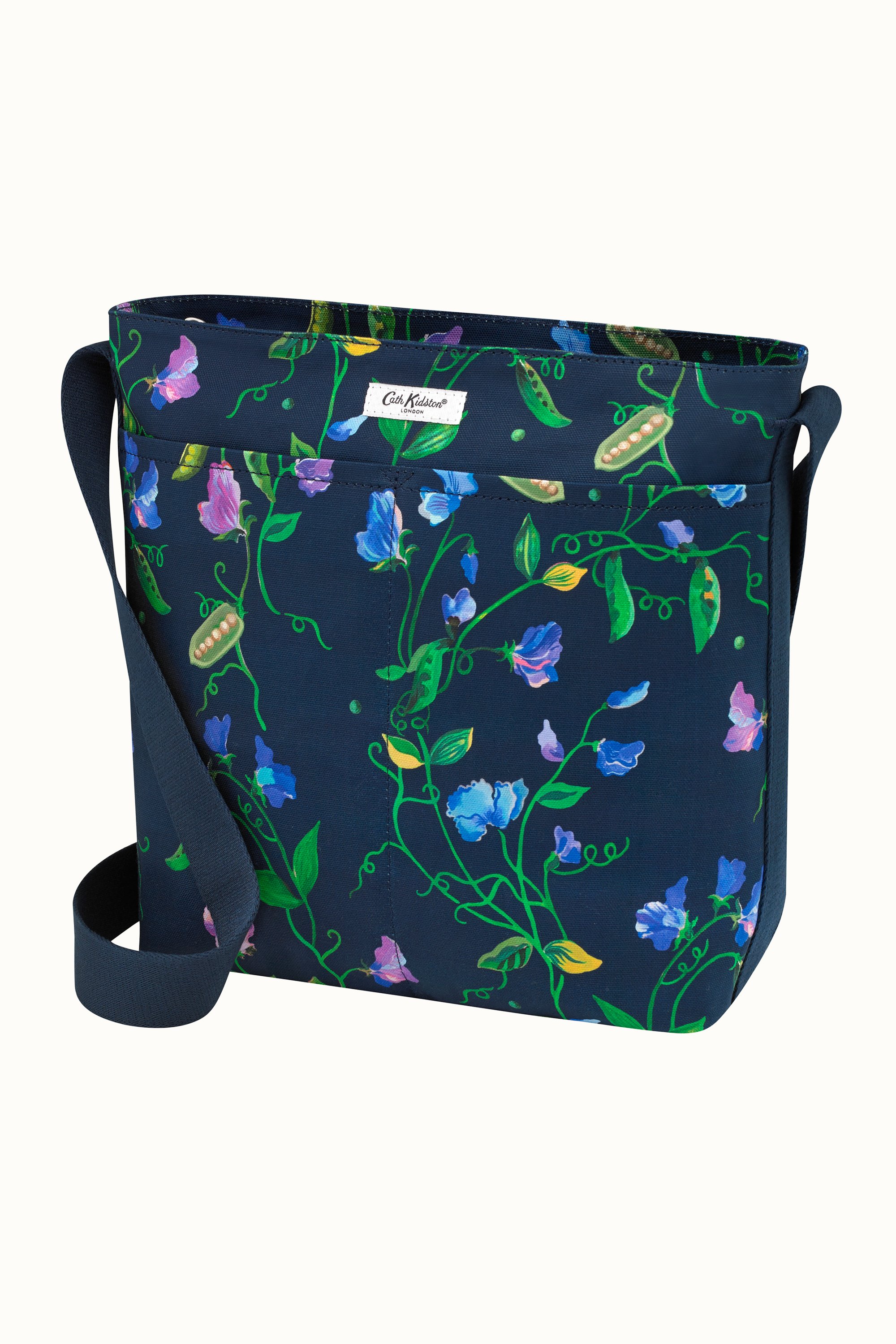Sweet Pea Zipped Messenger Bag