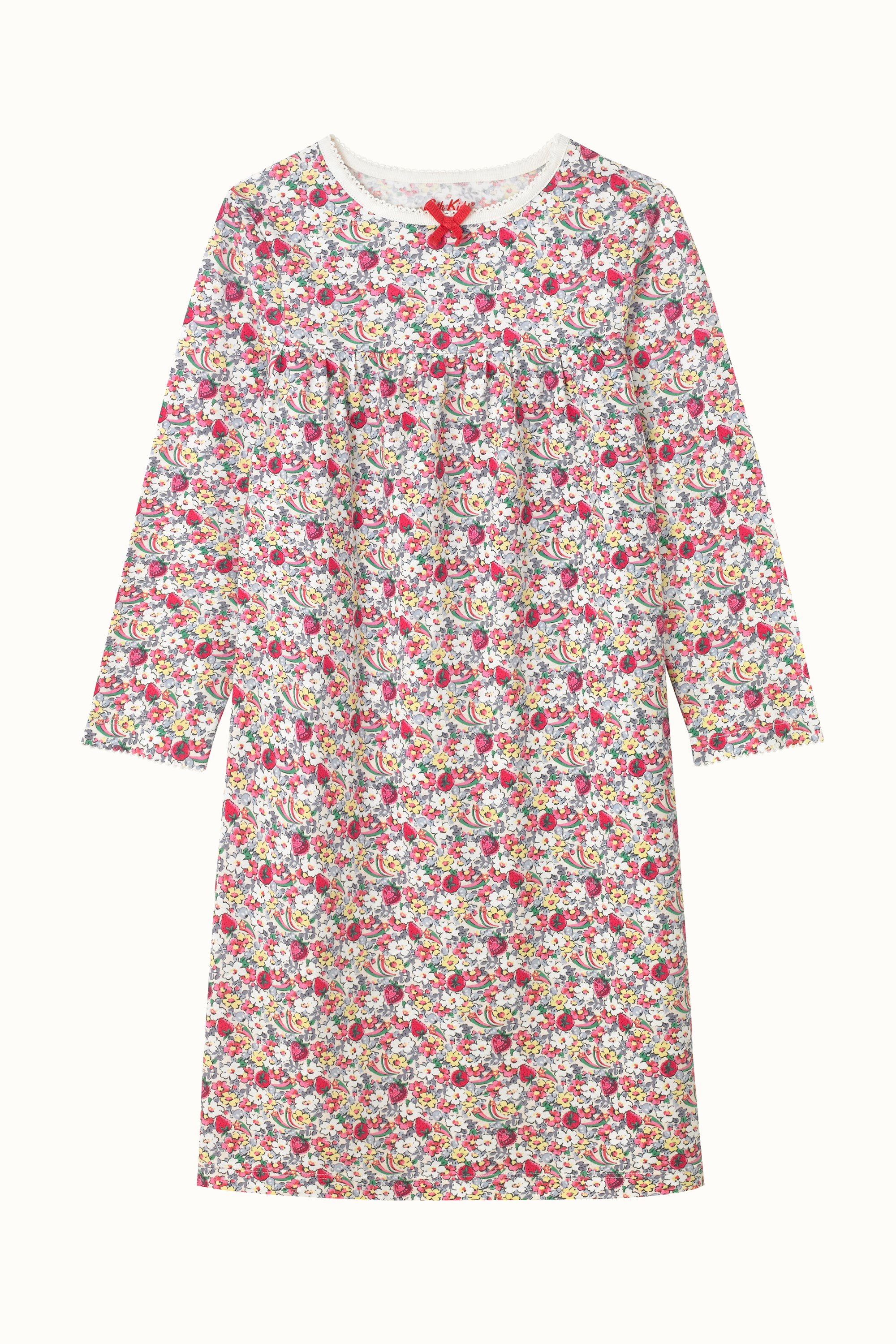 Self Care Ditsy Long Sleeve Jersey Nightie (2-12 Years)