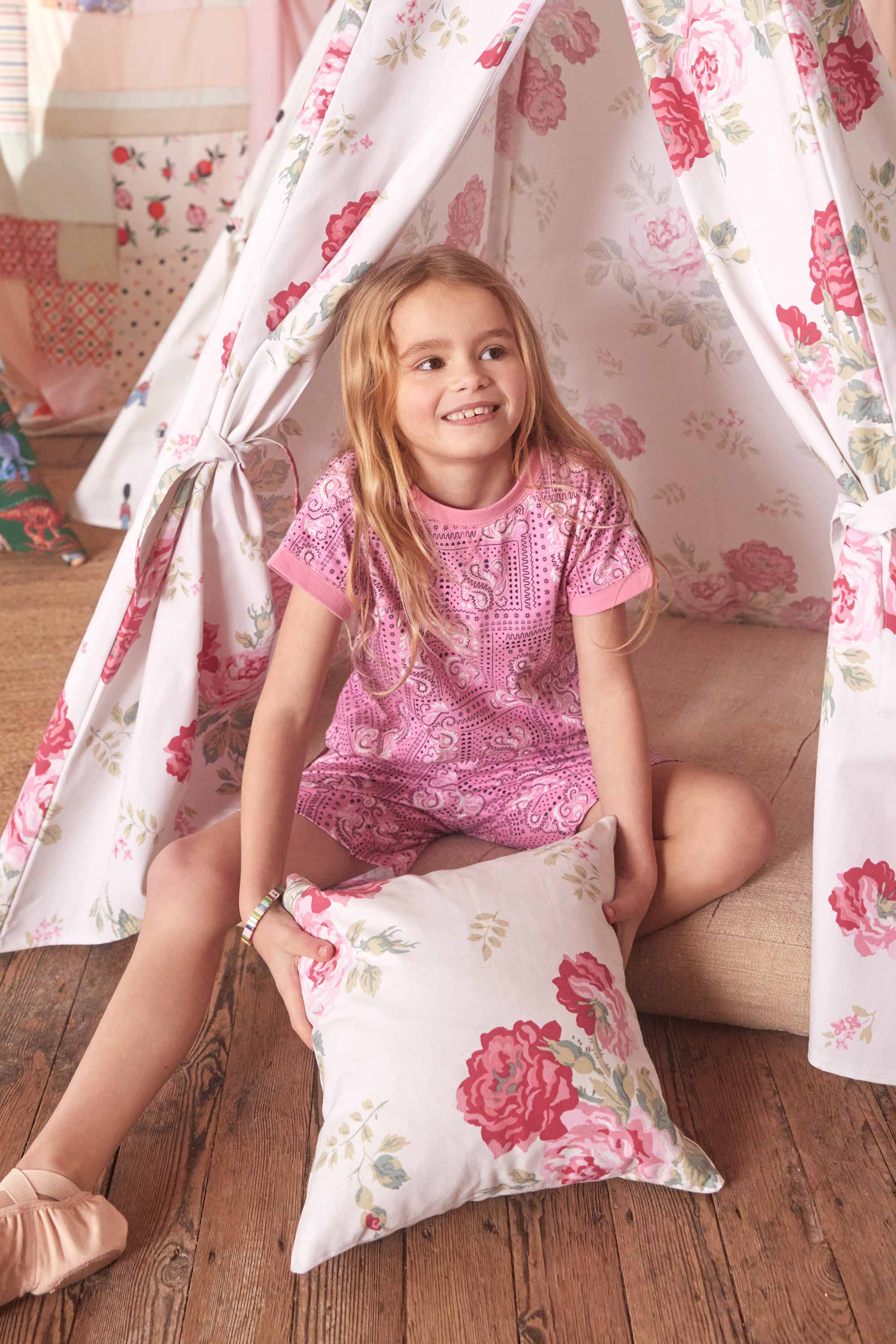 Bandana Short Sleeve Jersey PJ Set (1-12 Years)