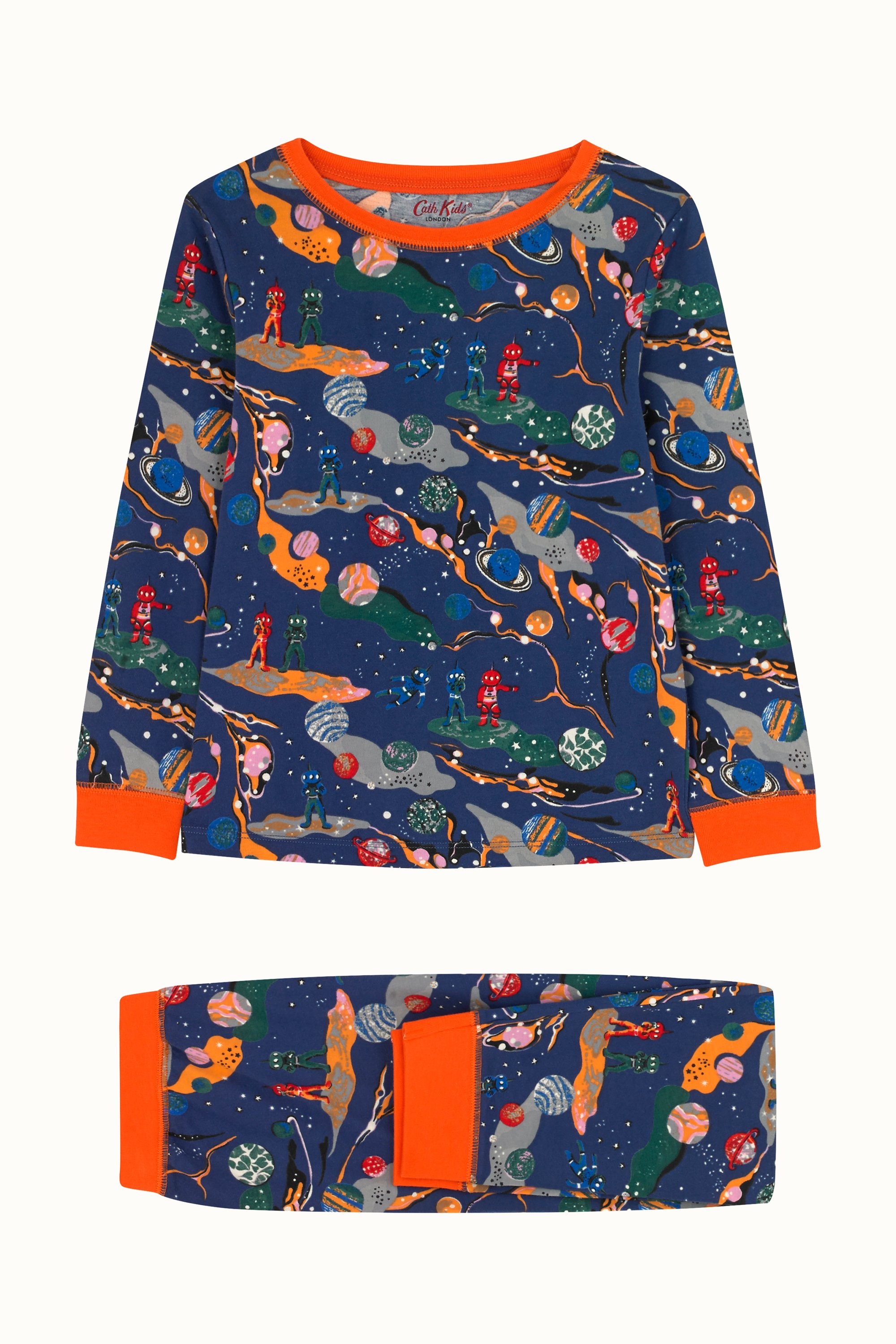 Marble Space Long Sleeve Jersey PJs (1-12 Years)