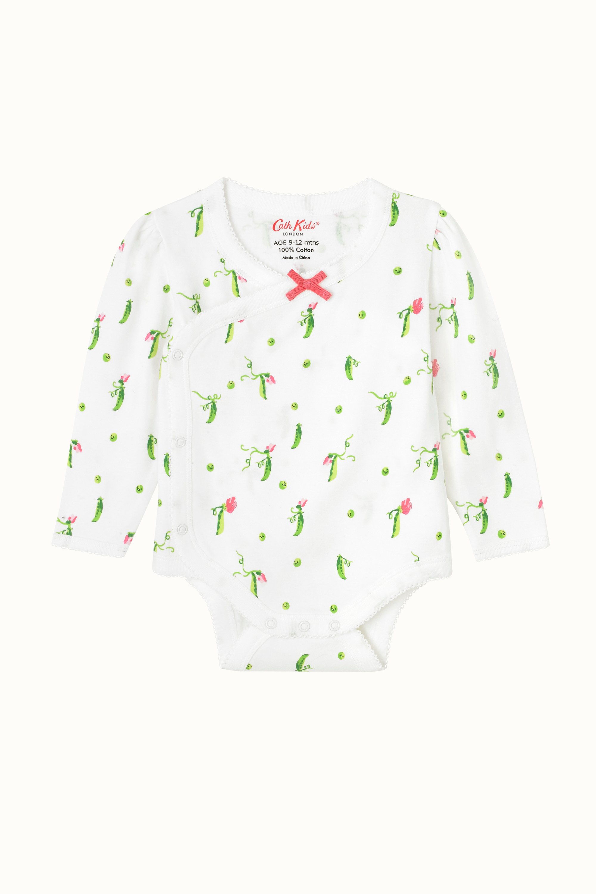 Sweet Pea Long Sleeve Kimono Bodysuit (0-24 Months)