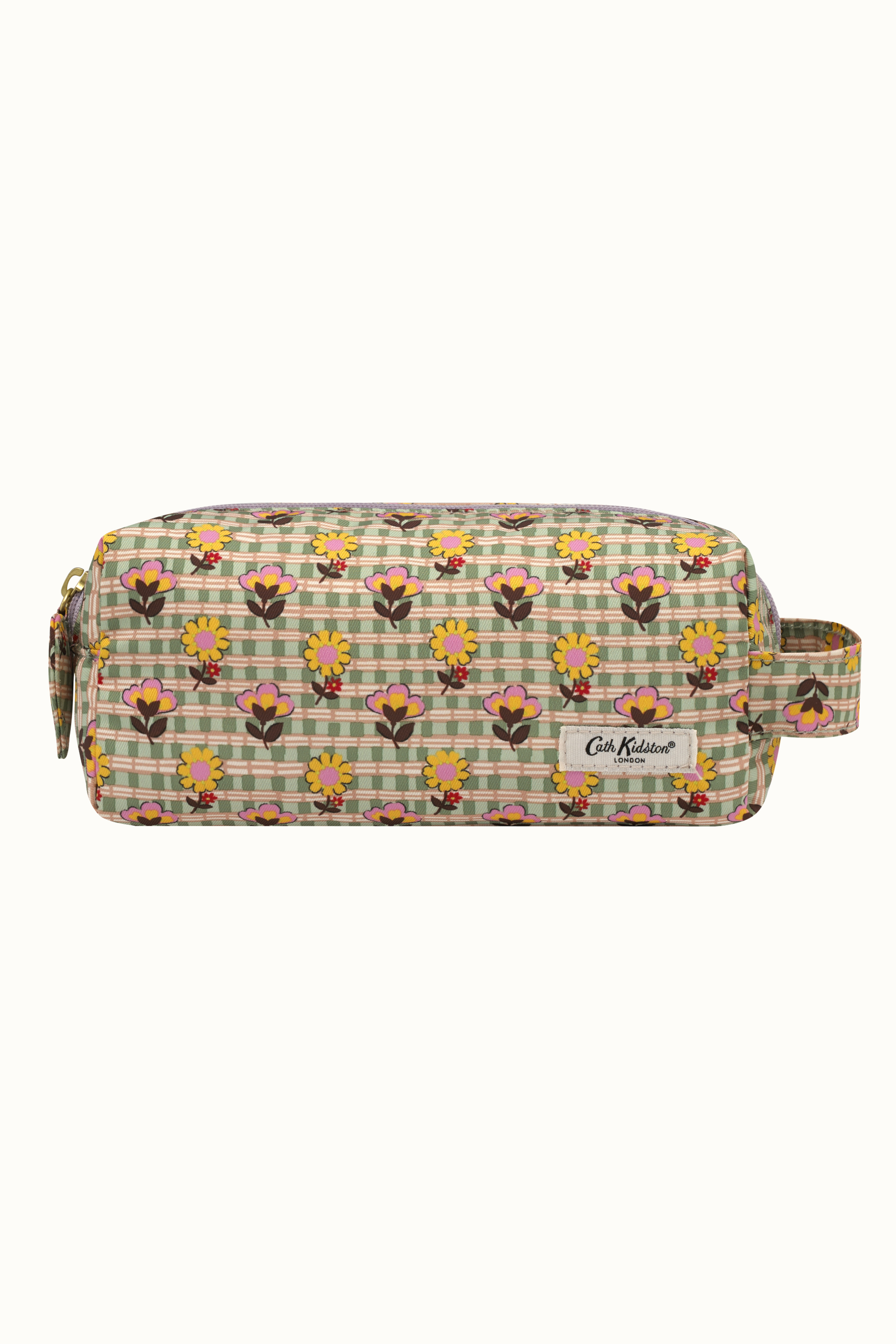 Check Ditsy Recycled Rose Brushes Bag