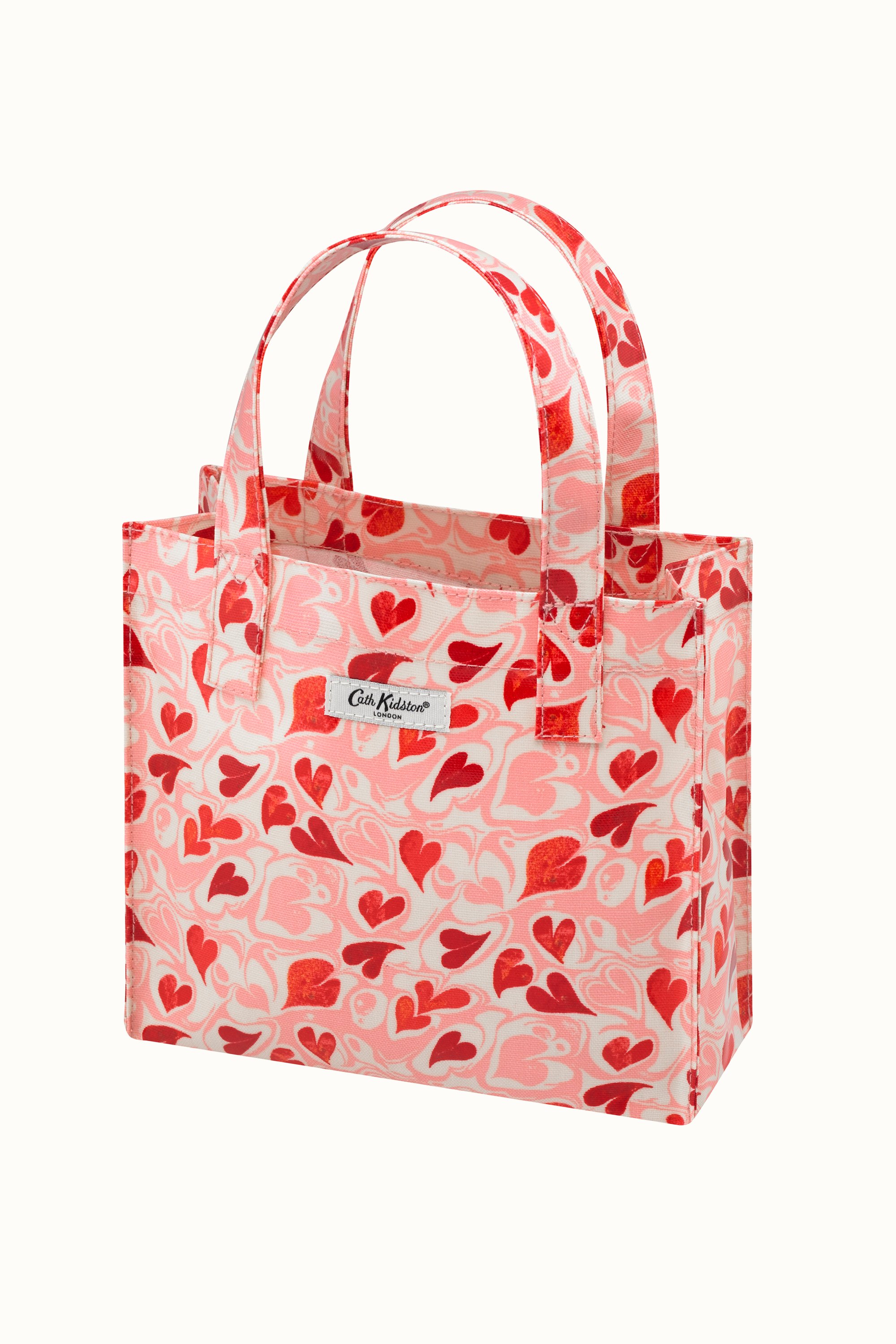 Marble Hearts Ditsy Small Bookbag