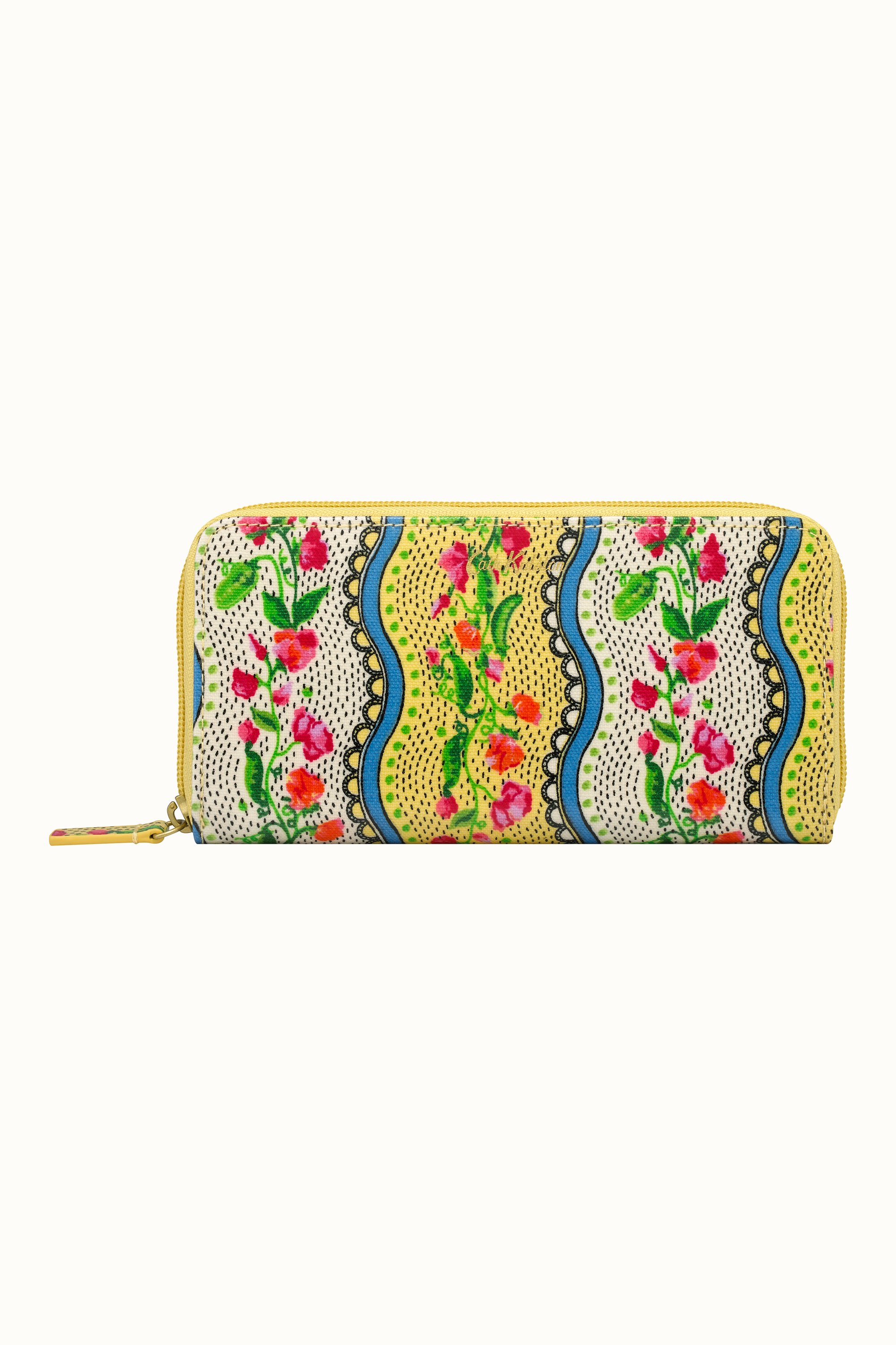 Sweet Pea Stripe Continental Zip Wallet