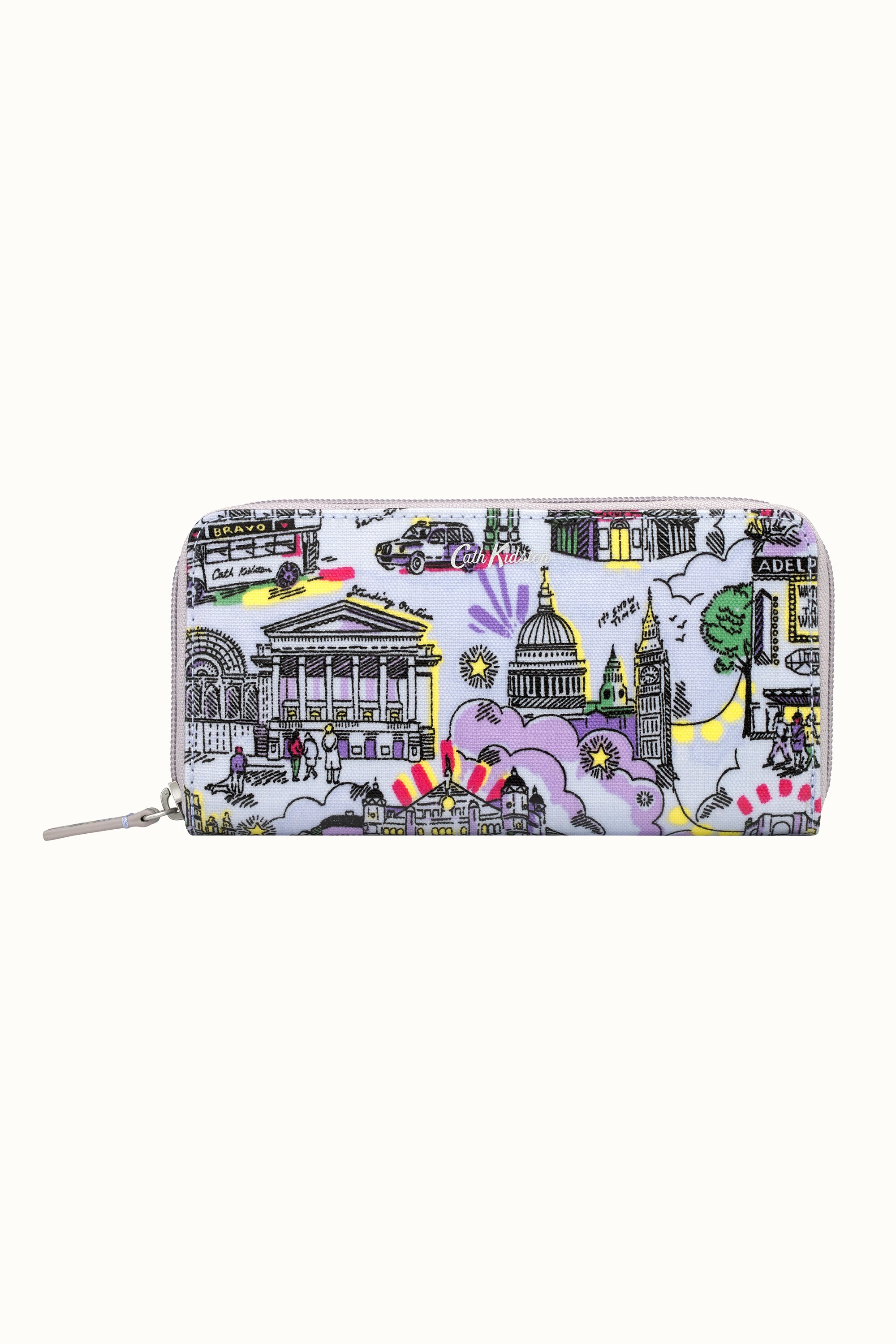 London West End Small Continental Zip Wallet