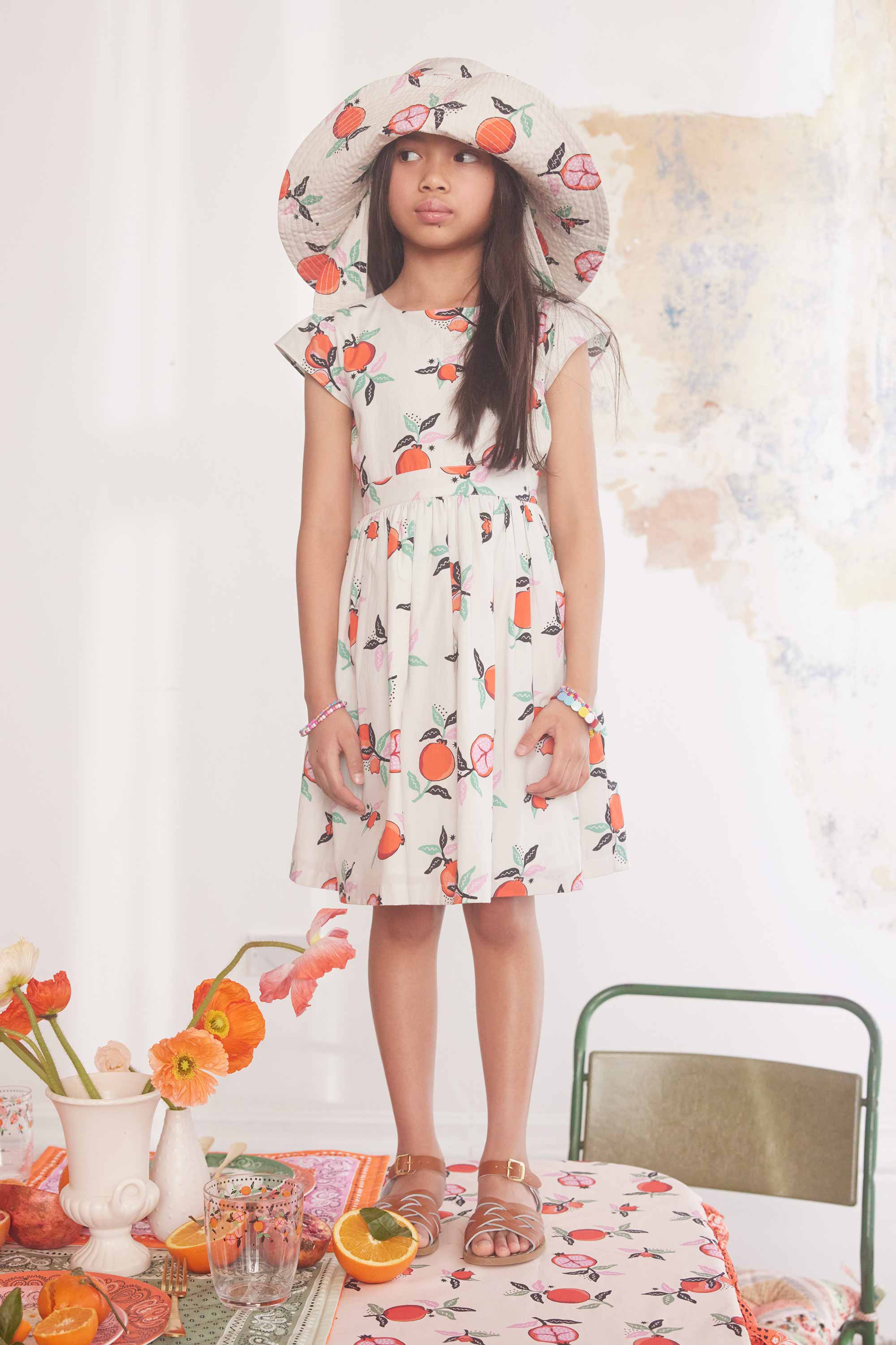 Pomegranate Tie Back Dress (1-10 Years)