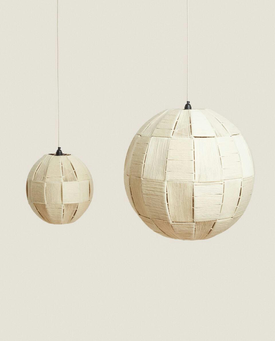 WOVEN  CEILING LAMP