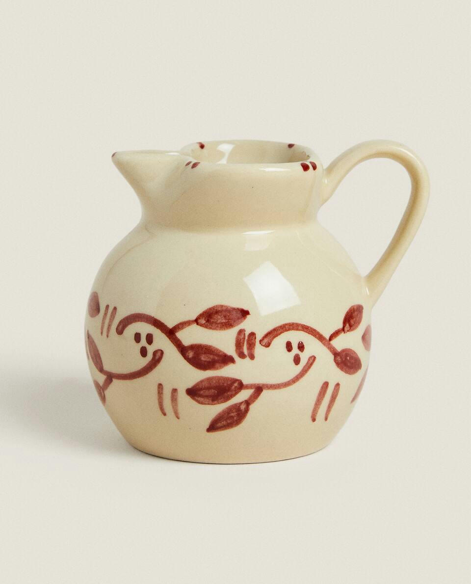 PAINTED  CHRISTMAS JUG