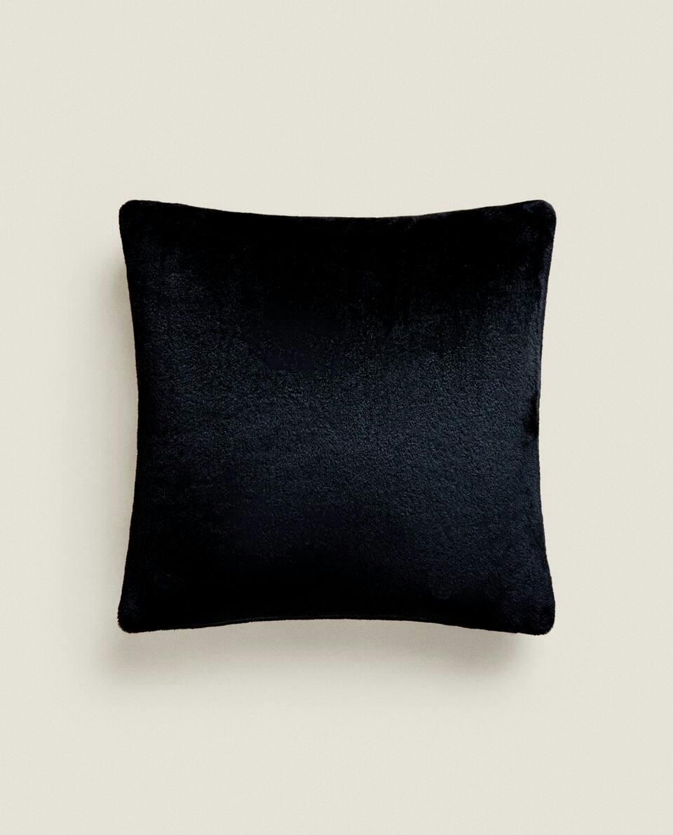 FUR CUSHION COVER