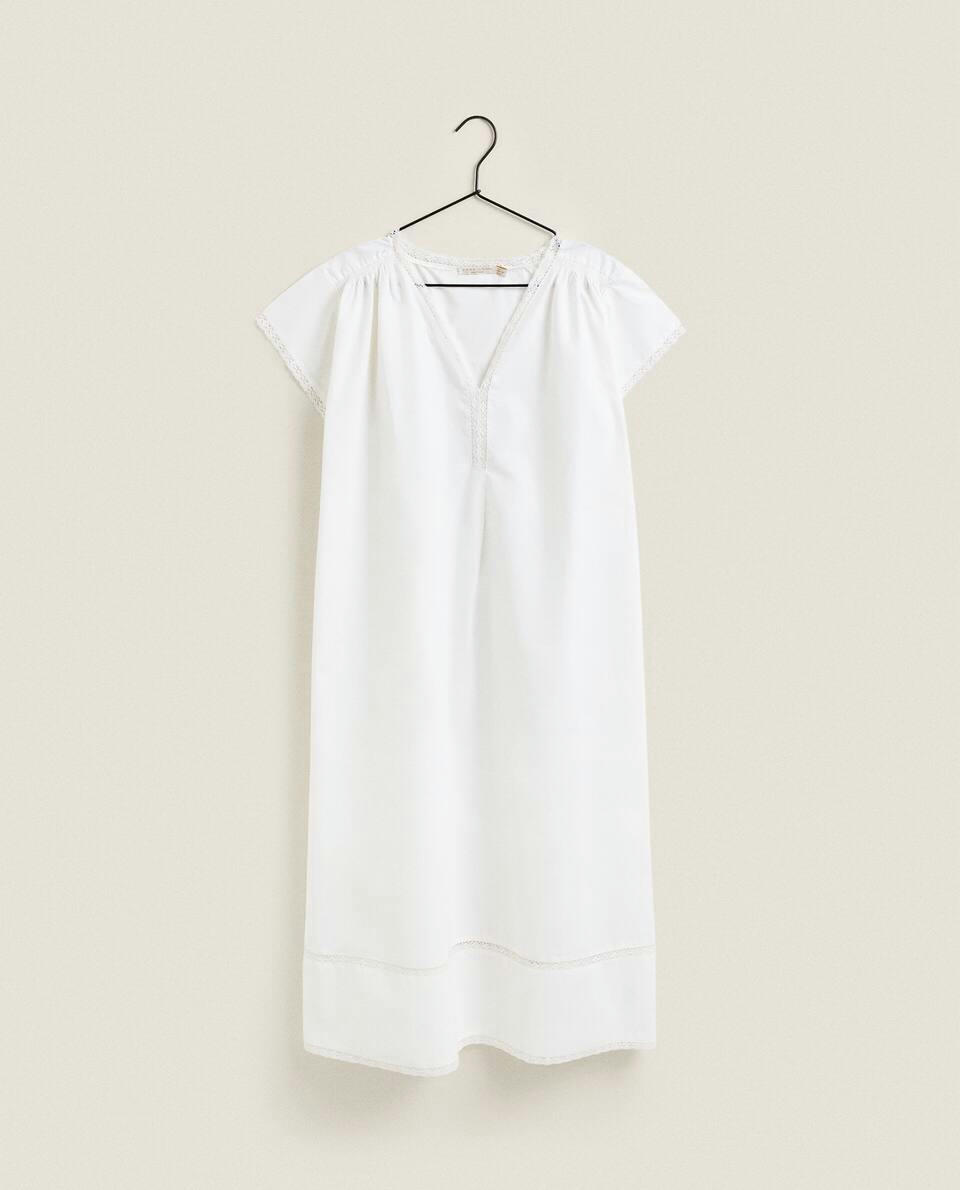 POPLIN NIGHTDRESS