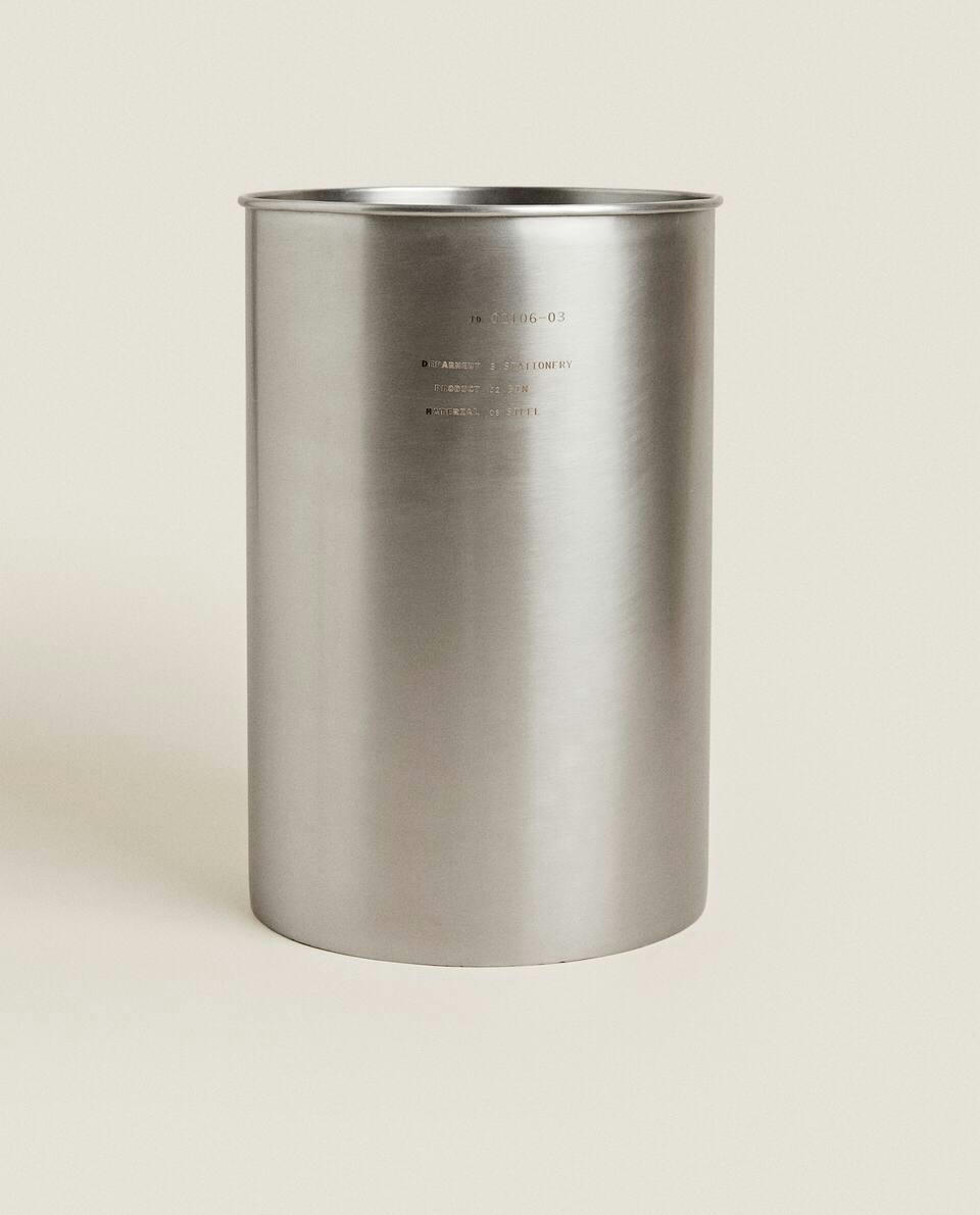 METAL WASTE BASKET