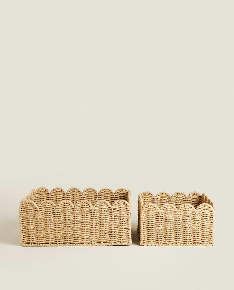 SCALLOPED BASKET