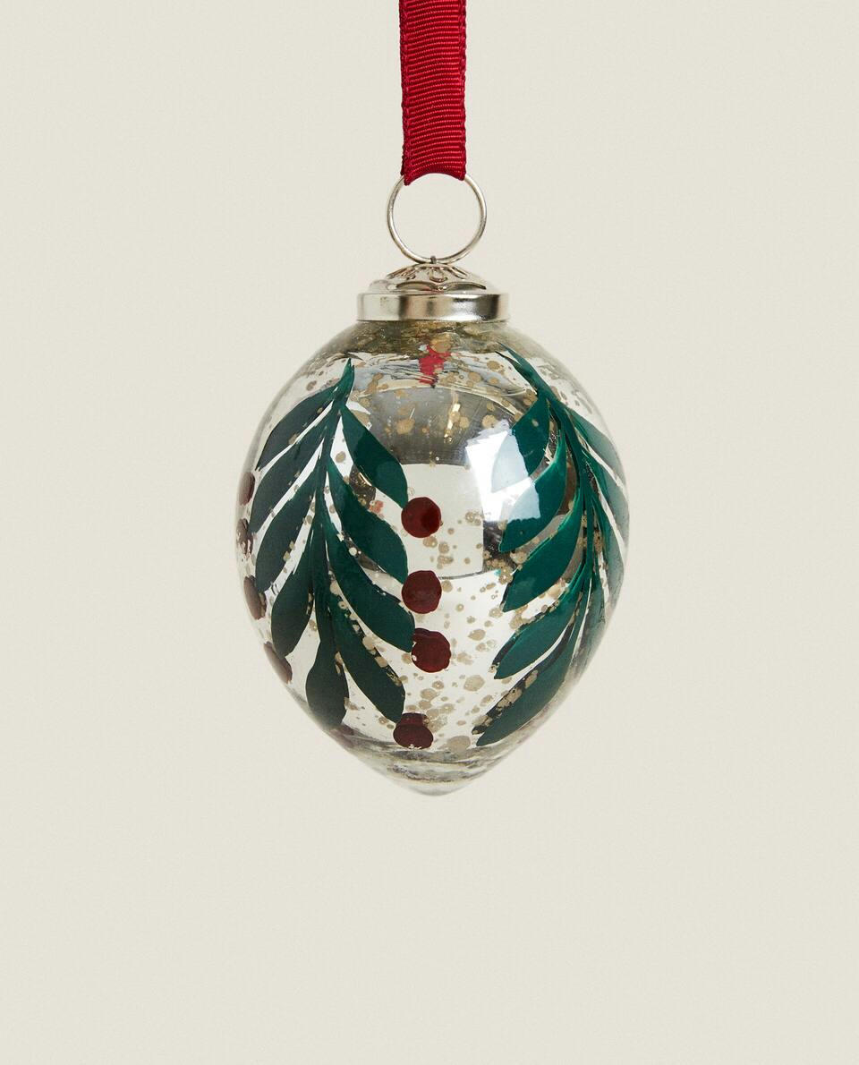 MERCURISED  FLOWER CHRISTMAS DECORATION