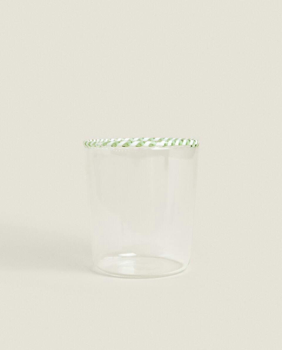 TUMBLER WITH CHRISTMAS CANDY CANE